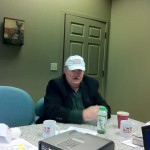 Michael North wearing his BACN hat